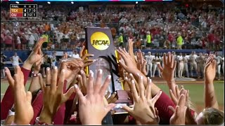 OU softball wins its 4th consecutive national championship [upl. by Ocirrej]