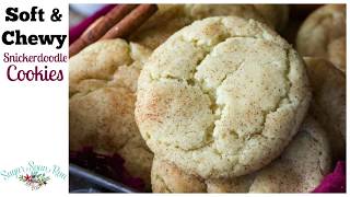 Soft and Chewy SNICKERDOODLE Cookie Recipe  No Mixer Needed [upl. by Akiemehs94]