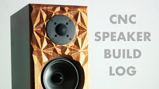 3D Geometric Front Baffle Design My First CNC Speaker Build Log [upl. by Yelrihs]