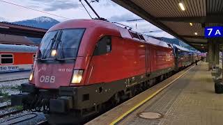 Abfahrt des nightjet 420nightjet 40420 am 11052024 in Innsbruck Hbf [upl. by Sena]