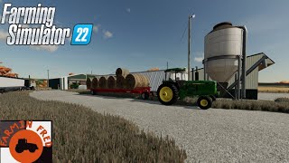 Taheton County FS22 Picking up Bales and Finishing Beans [upl. by Frannie]