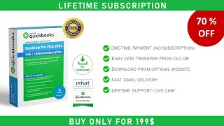 Quickbooks Desktop Pro Plus 2024 lifetime License 179 [upl. by Aidualk354]