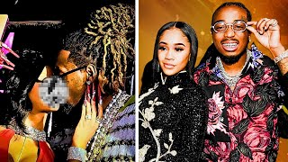 Cardi B drops secrets on Offset and Quavos Fr3ak0ff with Saweetie [upl. by Atinnod851]