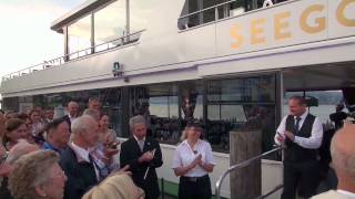 BWW News  MS Seegold  Schiffstaufe im Wallhauser Hafen [upl. by Karleen]