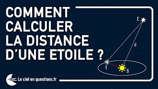 ⭐ COMMENT CALCULER LA DISTANCE DES ÉTOILES [upl. by Yesak]