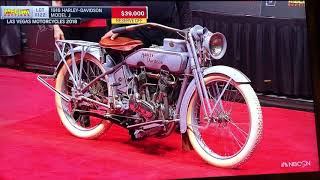 1916 HarleyDavidson Model J Mecum Las Vegas 2018 [upl. by Esikram]