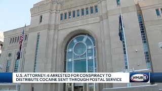 6 charged in conspiracy to distribute cocaine sent through mail [upl. by Einram]