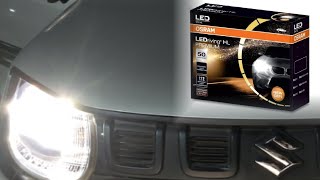 Car headlights Upgrade  Osram LED 50 Watts Unboxing  DIY  Stock vs LED Comparison  Ignis [upl. by Steve]