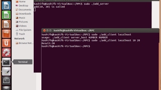 RPC programming in C using RPCGEN on Ubuntu OS [upl. by Adnolaj]