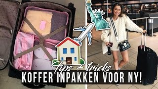 Koffer  handbagage inpakken voor NEW YORK ☆ SAAR [upl. by Erlewine]