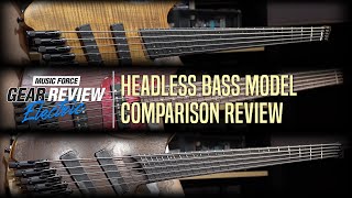 Strandberg VS Bacchus VS Ibanez Headless Bass Model Comparison Review No Talking [upl. by Nyllij375]