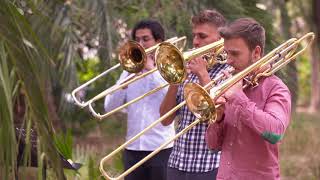 Brass Academy Alicante Trombones on Sarah´s Music [upl. by Llehsor]