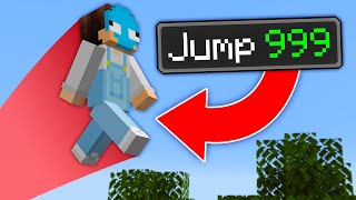 Minecraft But Every Jump Is Multiplied [upl. by Starla]