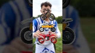 QUI EST LE PLUS RAPIDE  😳 VTT vs PIT BIKE vs MOTOCROSS [upl. by Chaing676]