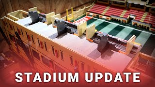 LEGO STADIUM UPDATE  Upper Deck Started [upl. by Ellenahc905]