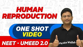 HUMAN REPRODUCTION in 1 Shot  All Theory amp PYQs  NEET Crash Course  UMEED 20 [upl. by Orr]