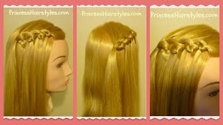 Flip Knot Waterfall Feather Braid [upl. by Aneladgam199]