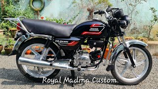 Hero Honda CDDAWN modified before amp after restore From ROYAL MADINA CUSTOM [upl. by Ygiaf543]