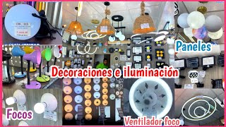 Decoraciones e Iluminación para tu Hogar 🤑 Precios bajos en FOCOS LED LÁMPARAS LED  PANEL SOLAR [upl. by Llerrot]