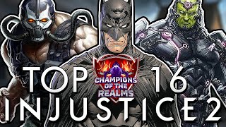 Champions of the Realms Injustice 2 16 Player Invitational 1600 PRIZE POOL  Day 1 [upl. by Macintyre]