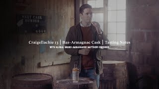 Craigellachie ⎮ 13 Year Old BasArmagnac Cask Tasting ⎮ A Unique Twist on a Classic Speyside Whisky [upl. by Lore]