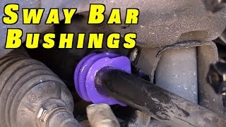 How To Replace Sway Bar Bushings [upl. by Apfelstadt]