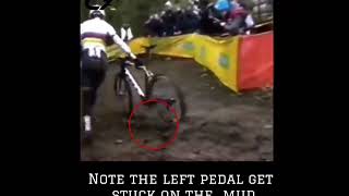 Wout Van Aert Motor Incident EXPLAINED  World Cup Cyclocross Fiuggi [upl. by Ardna]