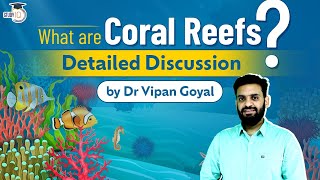 What are Coral Reefs  Oceanography l Geography l Environment l Dr Vipan Goyal l Study IQ [upl. by Yrnehnhoj]