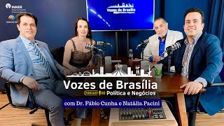 Vozes de Brasília  Fábio de Carvalho e George Medeiros entrevistam Dr Fábio Cunha e Natália Pacini [upl. by Llovera]