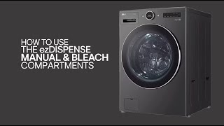 LG Frontload Washers How to Use other Cleaners with ezDispense [upl. by Leatrice]