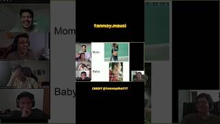 mom 🐸😂  tanmaybhat  baby ghar pregnant world assel shorts [upl. by Roinuj]