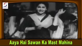 Aaya Hai Sawan Ka Mast Mahina  Asha Bhosle  Ek Do Teen  Motilal Meena Shorey [upl. by Carce]