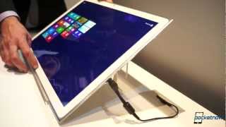 Panasonic 20Inch 4K Windows 8 Tablet  Pocketnow [upl. by Scoles]