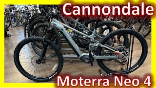 2023 Cannondale Moterra Neo 4 Walkaround  for Lazy Riders [upl. by Leonhard]