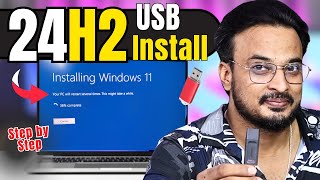 Download amp Install Windows 11 24H2 using Bootable USB Supported amp Unsupported Hardware [upl. by Mehs]