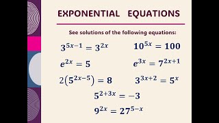 Exponential Equations The Most Confusing Problems Explained [upl. by Nevsa]