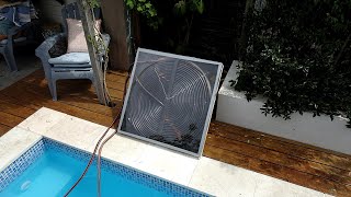 DIY pool solar water heater  How to build and does it work [upl. by Sadick]