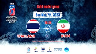 Thailand VS Iran  2023 IIHF Ice Hockey Womens Asia and Oceania Championship Bangkok  Game 20 [upl. by Nikkie]