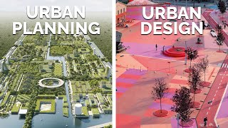 The difference between Urban Planning and Urban Design explained in 100 seconds [upl. by Aramahs]