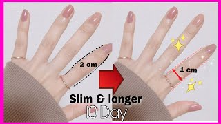 Top Exercises For Fingers  Easy way to get Elongated Finger in 10 day [upl. by Wilda]