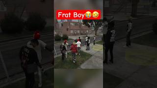 Frat boy in the Hood💀 gta fivemfunnymoments gtarp gaming [upl. by Enimzzaj]