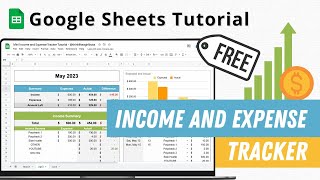 How to Build an Income and Expense Tracker from Scratch  Google Sheets TUTORIAL Budget Spreadsheet [upl. by Coucher]