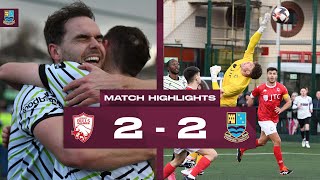 CRAZY LATE GOAL TO WIN THE LEAGUE  Jersey Bulls vs Farnham Town  Full Match Highlights [upl. by Arluene588]