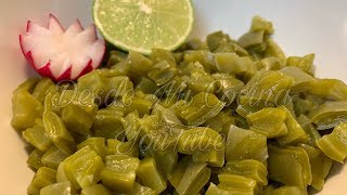 COMO COCINAR NOPALES SIN BABA Super Facil  DESDE MI COCINA by Lizzy [upl. by Schach]