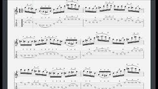 Greg Howe  On Sail Excerpt CD 203 Tab Transcription [upl. by Philipps]