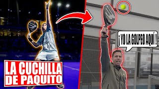 🔥 PAQUITO NAVARRO explica LA CUCHILLA de BAJADA de PARED🔥  Tutorial Técnica de pádel [upl. by Eelrihs]