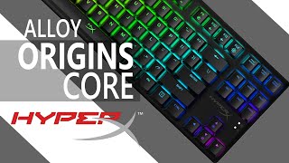 HyperX Alloy Origins Core Mechanical Gaming Keyboard Review and Overview [upl. by Tannie767]