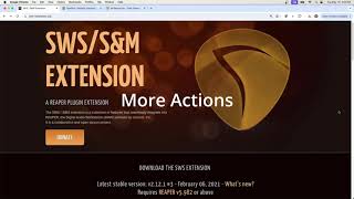 Thousands of FREE REAPER Actions FX and Tools  The Ultimate Guide to SWS Extension and ReaPack [upl. by Riamo]