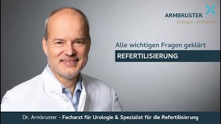 Vasektomie rückgängig machen  👨‍⚕️ Dr Armbruster beantwortet alle wichtigen Fragen [upl. by Weidner611]