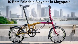 10 Best Foldable Bicycles in Singapore  Folding Bicycles Foldable Mountain Bike Review [upl. by Zullo]